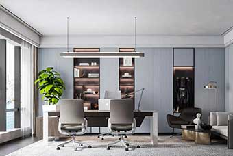 大理轻奢风格-书房