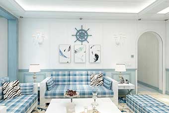 大理地中海风格-客厅