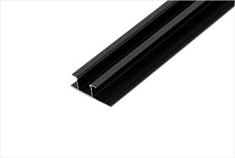 大理航空纤维墙咔铝合金带灯中条（哑黑氧化）