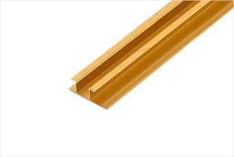 大理航空纤维墙咔铝合金带灯中条（钛金氧化）