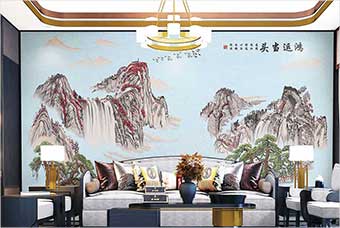 大理森佰汇航空纤维墙咔（鸿运当头）